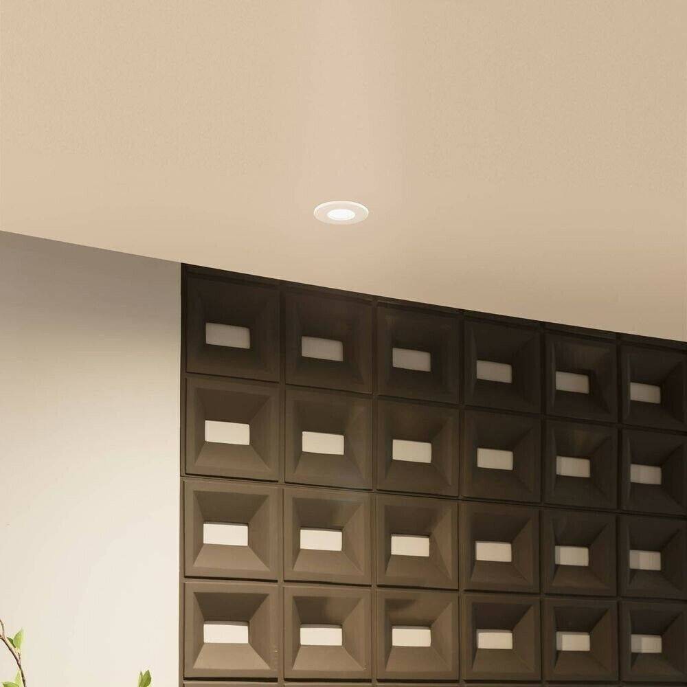 Arcchio Elmon LED recessed light IP65 white Focos empotrables